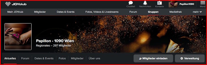 Papillon-Gruppe bei Joyclub
