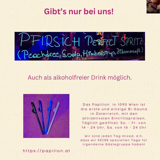 Neuerungen im Papillon - Pfirsich Perfekt Spritz