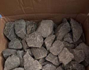 20 kg neue Saunasteine im Papillon
